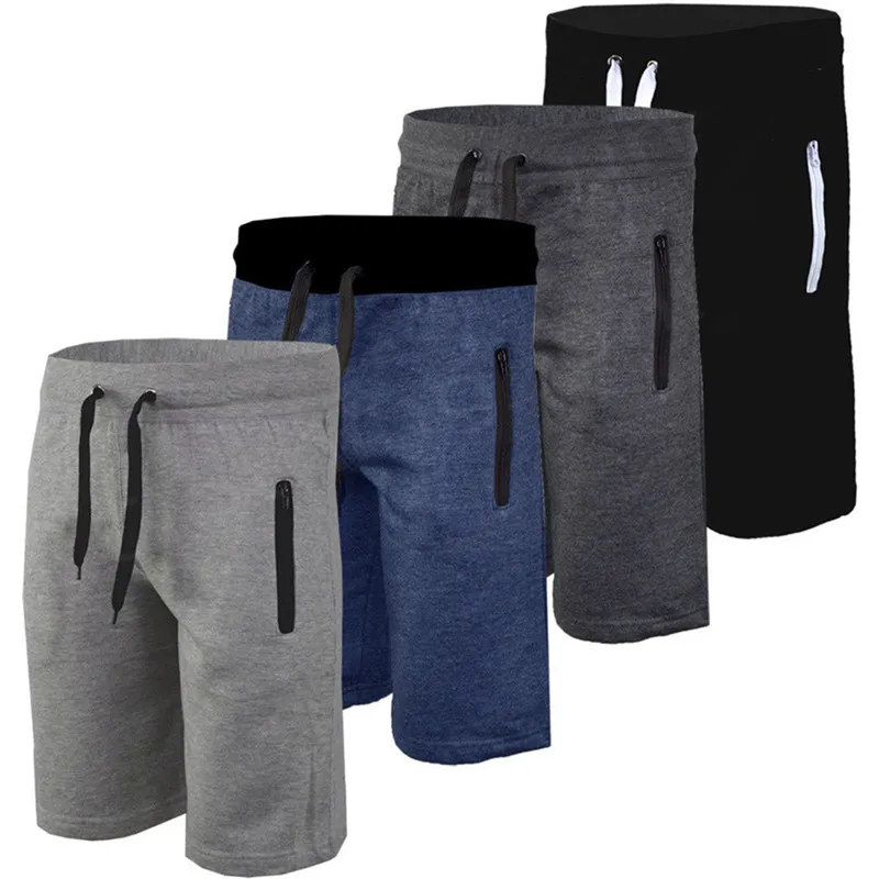 Wholesale Custom Sweat Shorts Summer Breathable Black Nylon Sport Clothing Shorts Exercise Training Men Shorts