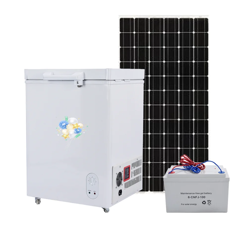 China wholesale DC freezer 88 L single top open door run on solar energy efficient and practical for commercial household