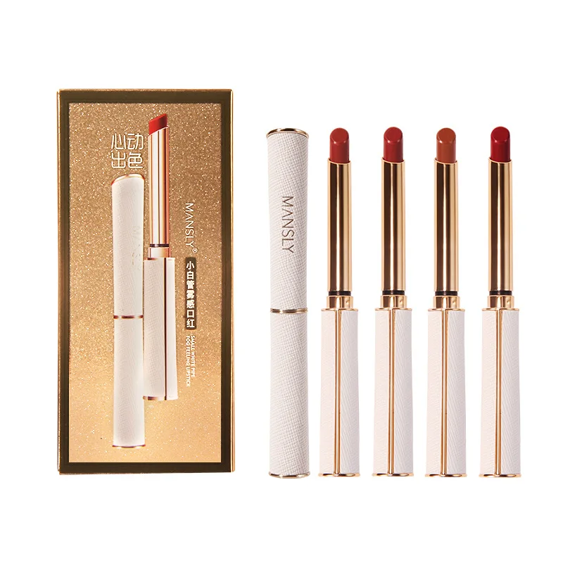 Бархатная матовая губная помада, водостойкая пигментная губная помада, стойкая губная помада, никогда не выцветает, помада для макияжа
