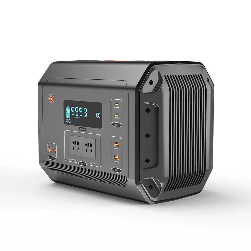 solar outdoor power supply camping Portable power bank power station high capacity home use solar generator