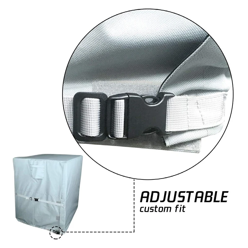 Высококачественный Прочный Зимний устойчивый к атмосферным воздействиям портативный чехол квадратной формы для кондиционера