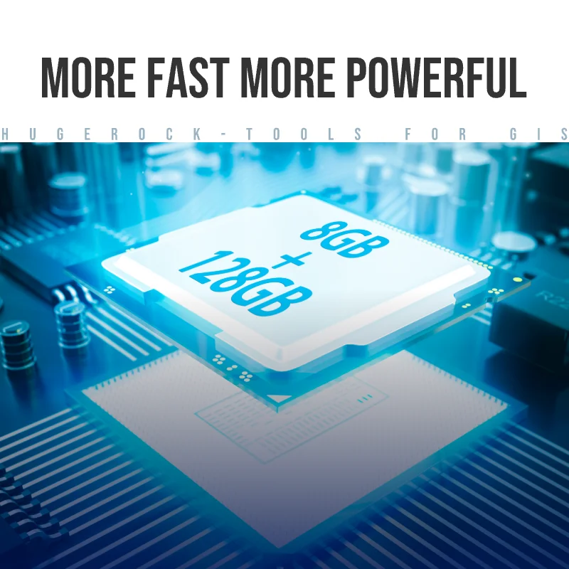 HUGEROCK G71F 16gb 64gb Android 2200 nit 10000mAh Software Rtk Gnss Vrtk obd gps 7 Inch Industrial  Pc  rugged tablet