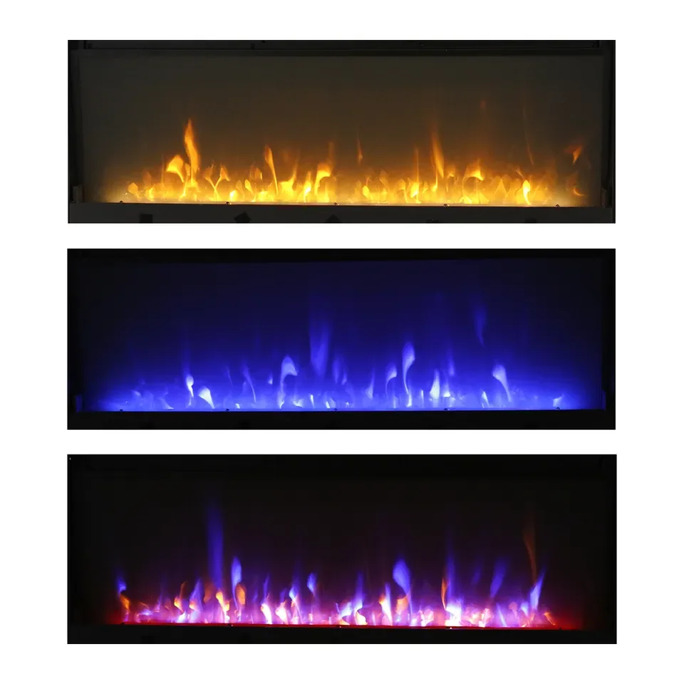 ultra slim wall mounted fireplace 24/28/36/40/48 inch best flame effect electric fire heat electric fireplaces