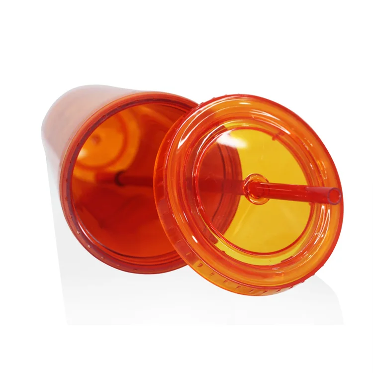 BPA Free 16oz glitter PS double wall tumbler