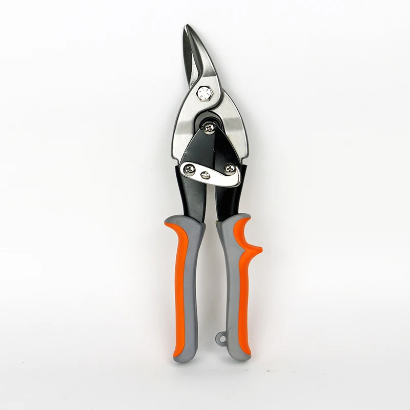 Heavy-Duty Multi-Function Cut Straight Aviation Tin Snips Shear Scissors Industrial Grade Ergonomic Hand Tools Serrated Edge