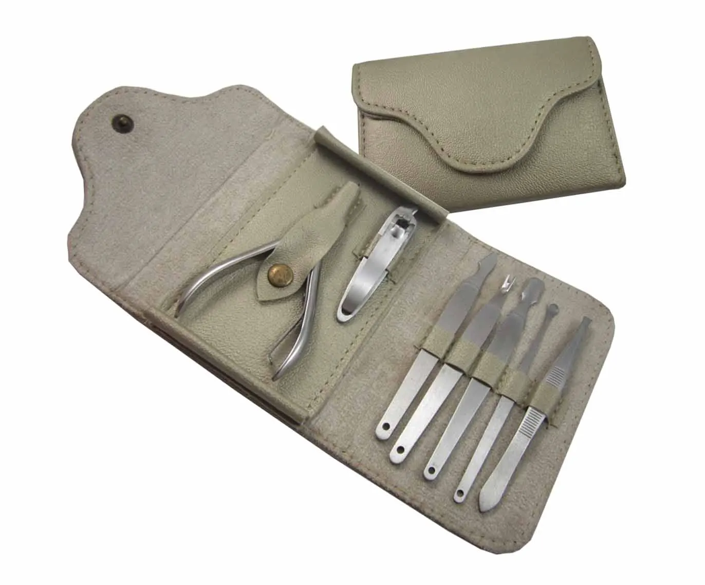 Popular Red Color Pouch Stainless Steel Avon Manicure Set