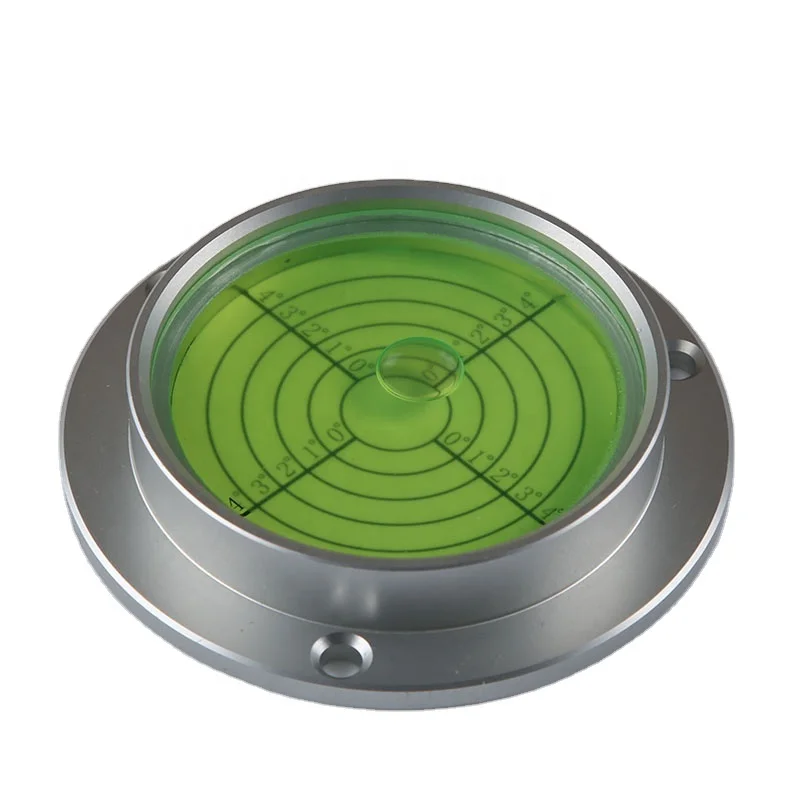 circular screw holes level vials level bubble metal level vials