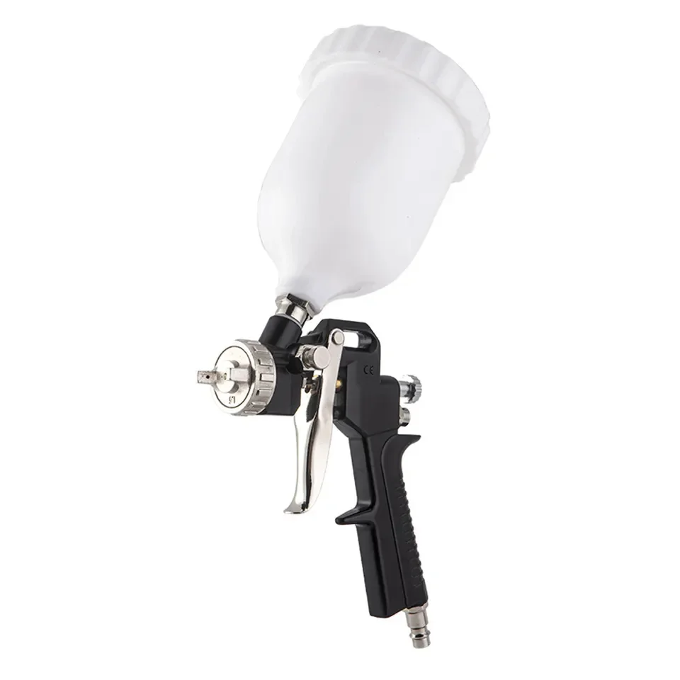 Car Painting Sprayer Gravity Pneumatic Automotive Nozzle Gravity Feed 600ml Paint Air Spray Gun