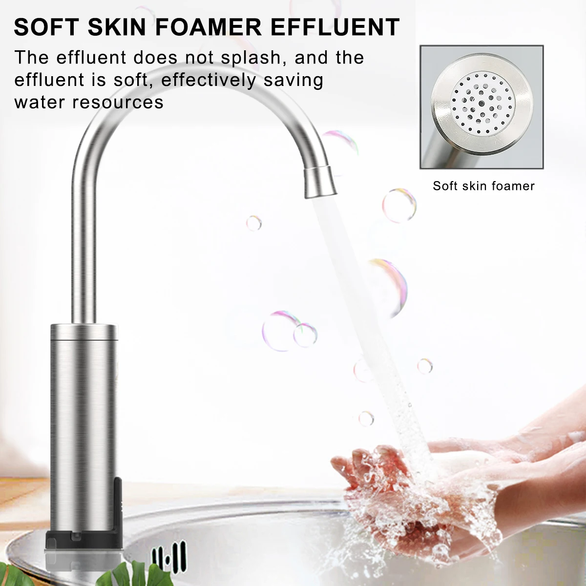 
Multifunctional 304 Stainless Steel Electric Instant Heating Water Faucet For instant hot water tap 