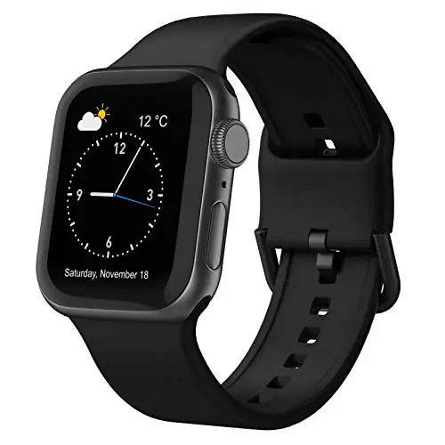 Simple silicone wrist strap watch band for iwatch series 4 for apple watch rubber strap 38mm 42mm