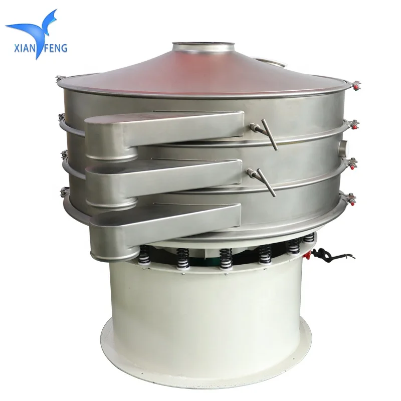 professional sugar processing machine rotary vibrating sieving screen