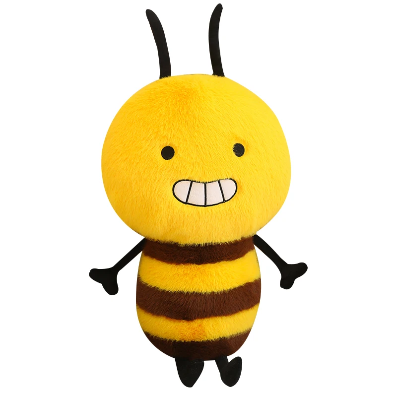 Hot Sale Cute Soft Insect Stuffed Animals Kids Sleeping Dolls Home Decorations Stuffed Plush Bee Toys