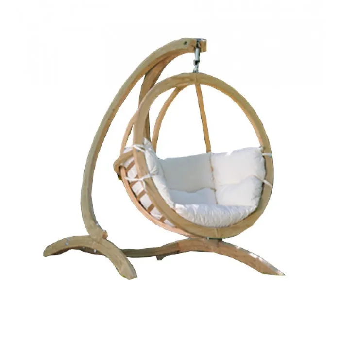 Wooden Modern Style Globo Ball Swing for your garden and home