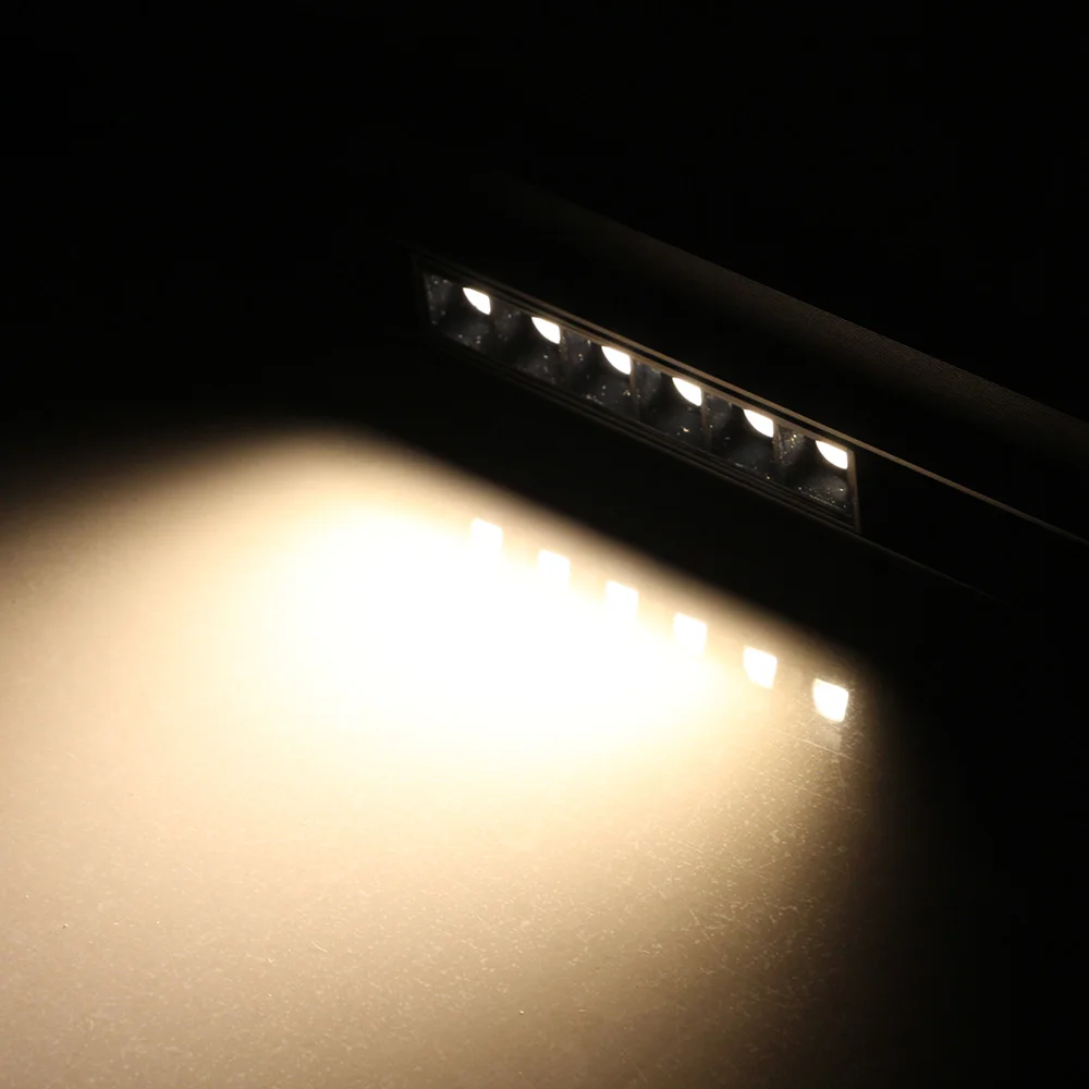 magnetic grille light easy installation Smart Light 3colors Dial-up magnetic track light system