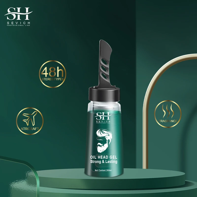 Stylish Men Strong Hold Quick Drying Setting Styling Clay Matte Hair Pomade Hair Gel With Comb