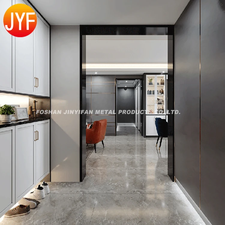 SS04096 Factory Wholesale Stainless Steel Door Frame Trim Stainless Steel Strips Trim Outside Corner