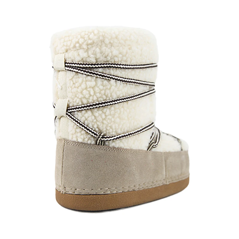 2013 trendy canadian lovely cozy soft liner parent-child snow boots for children