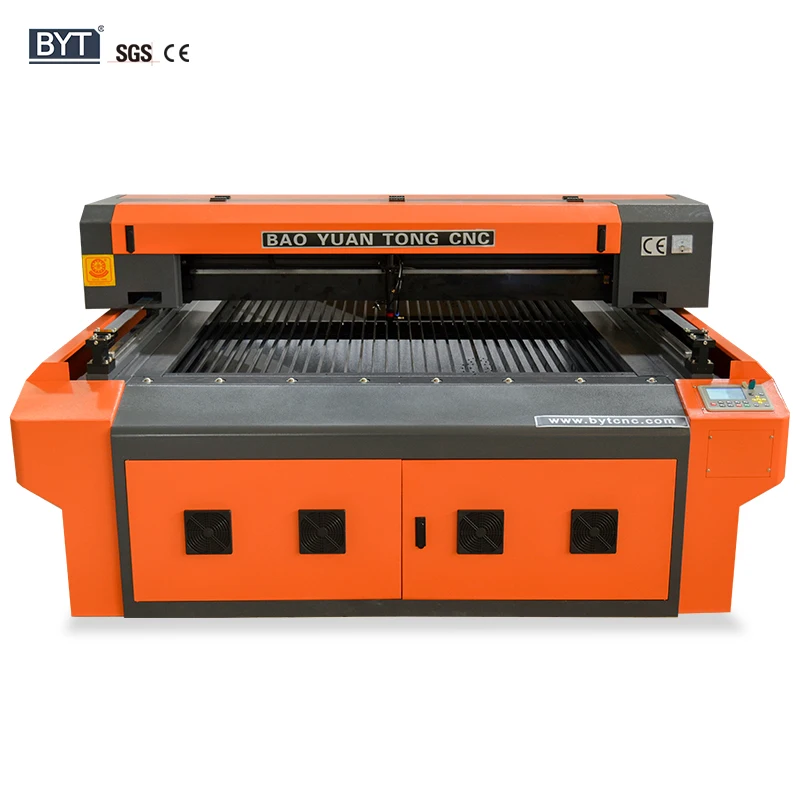 BYT CNC Share Large working size 1325 CO2 laser cutting machine for fiber leather MDF wood paper glass with low price