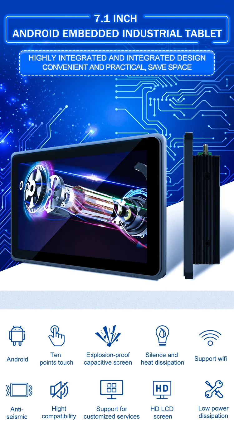  Usingwin последний все в одном мини компьютер rs485 rs232 usb промышленный планшетный ПК с системой андроида и 7 дюймов планшет wifi