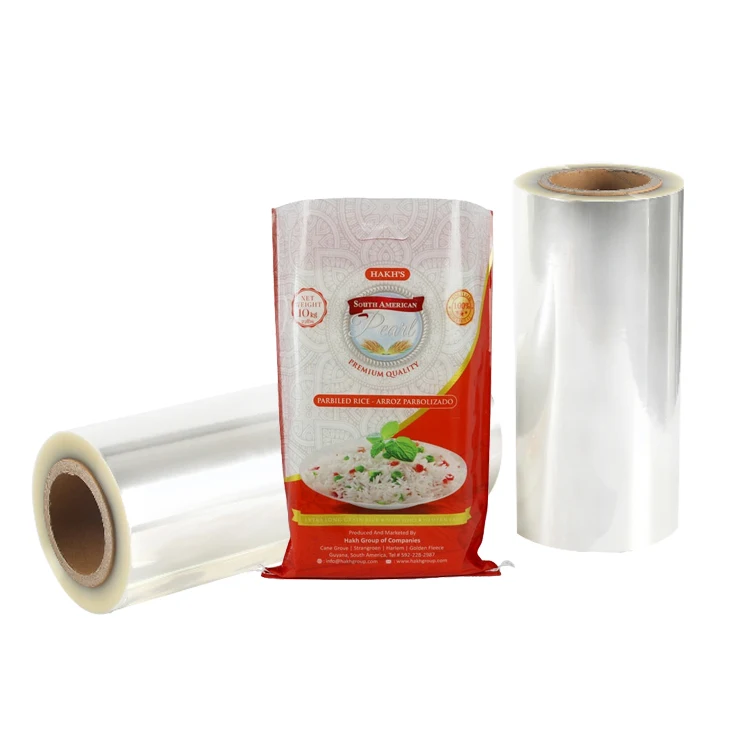 Laminated BOPP film for PP woven bags