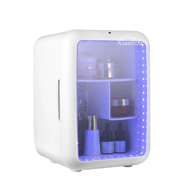 High Quality Single Door Fridge Beauty Skin Care Mini Refrigerator With Transparent Door