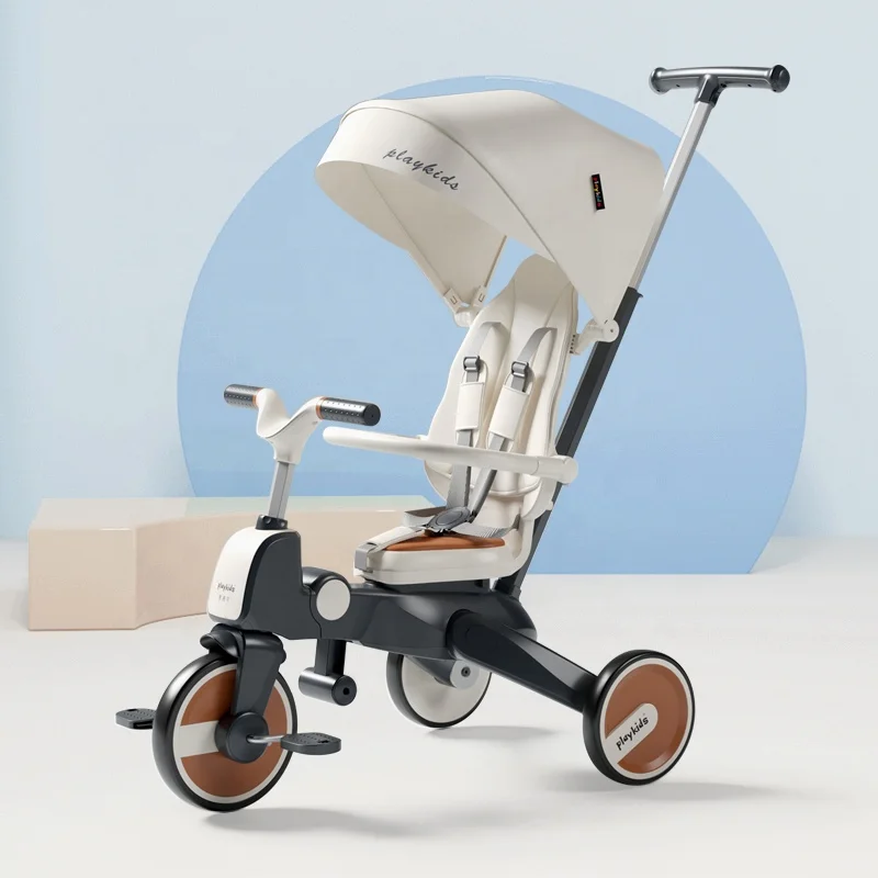 New Model Kid Baby Tricycle  4 in 1 Stroller Bicycle Children Trike Kids Tricycle Baby Tricycle