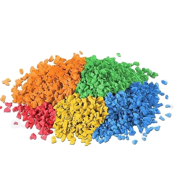 Cheap EPDM Rubber Granules/Recycled Safety Colorful Granulated Rubber Surface