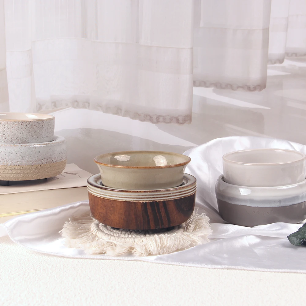 Ceramic Wax Melt Warmer Candle Wax Warmer 3-in-1 Candle Warmer for Scented Wax Burner Electric Candle Melter for Home Melter