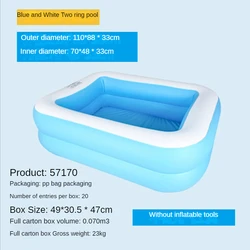 Thickened wear resistant swimming pool home paddling pool inflatable swimming pool
