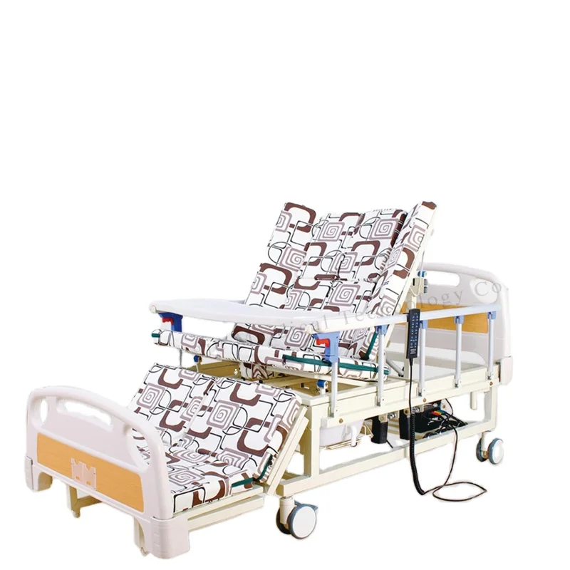 Wholesale price Medical Equipment accept custom first aid multifunction electrical ICU hospital Bed for patient  with toilet