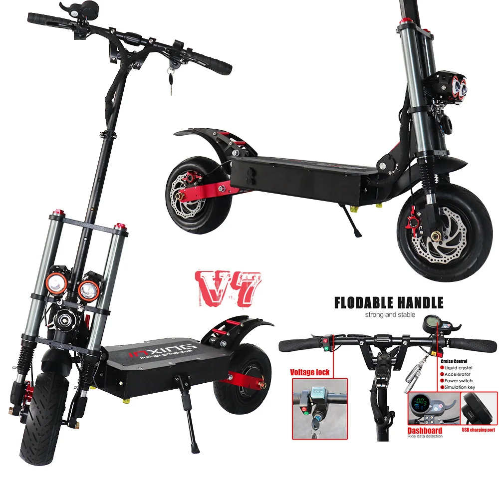 INXING dual motor V7 scooter electric 11inch 5600w scooter parts & accessories Electric Scooter