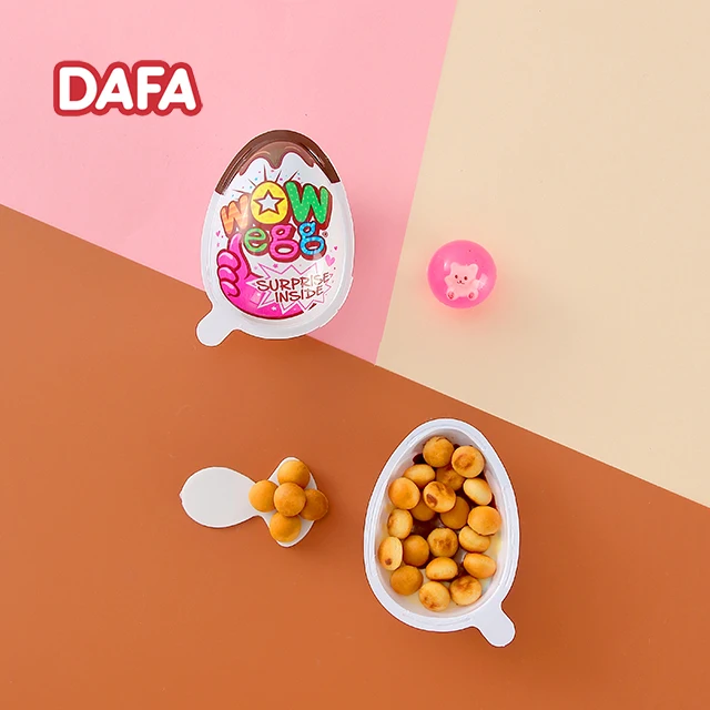 Big Sale Hot Popular WOW Small Chocolate Egg And Chocolate Biscuit Cup With Surprise Toys For Kids