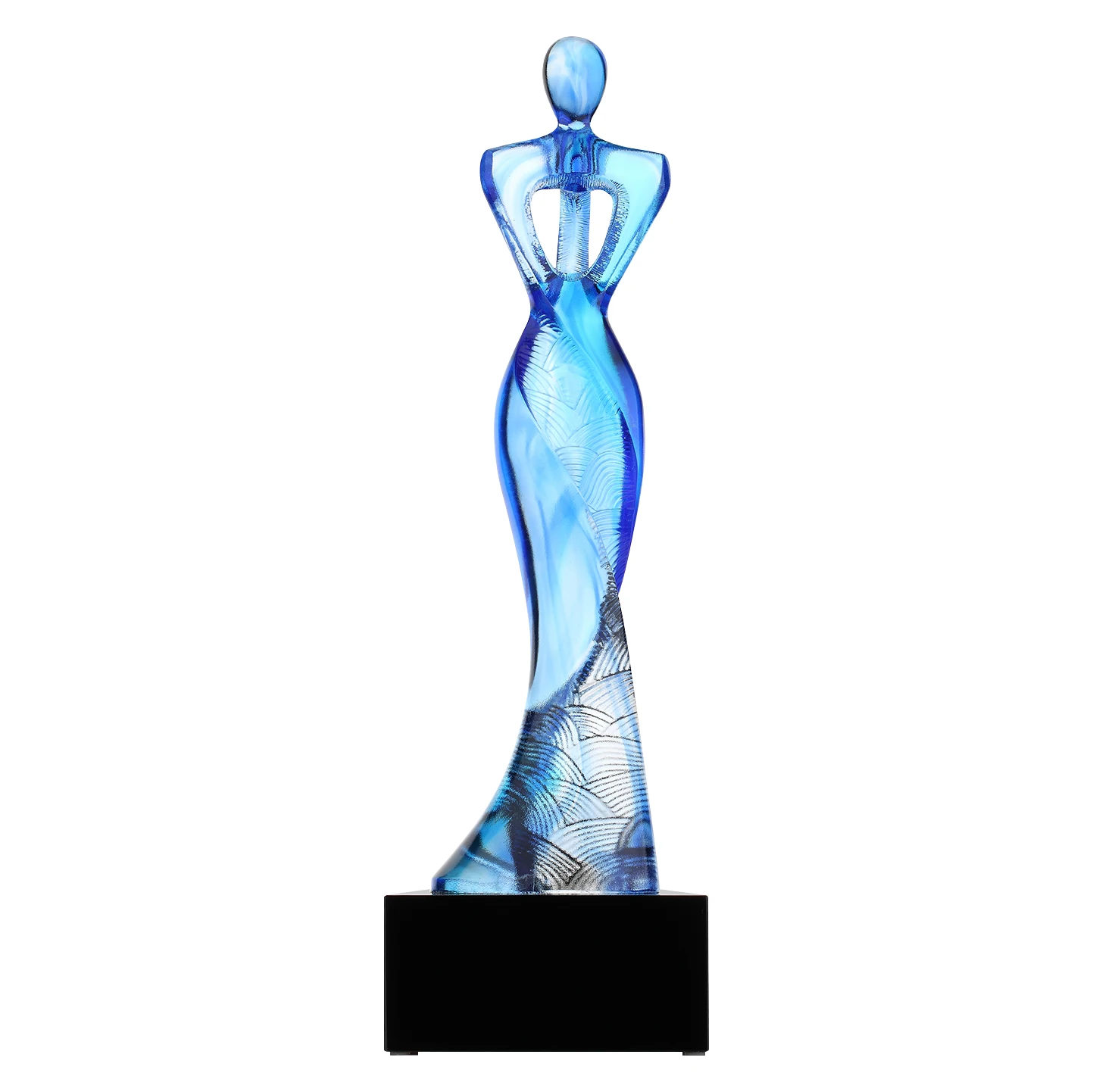 Jadevertu graceful lady award trophy for elegant lady evening dress party model