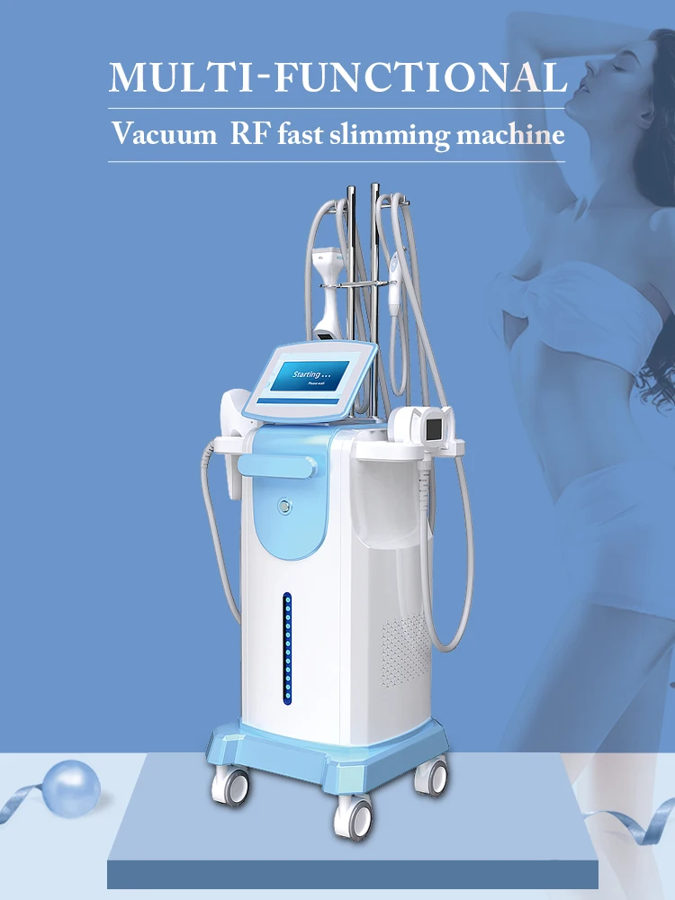 Cavitation Vacuum Rf Roller Vela Weight Loss Machine for body slimming / Hot selling in europe 5 in 1 weight loss cellulite reduction body shaping roller body slimming / New coming Vela body slimming shape machine with Vacuum Slimming Machine / Vela Cavitation shape Cavitation + RF+ Vacuum Roller+BIO +Laser slimming Machine Easy Operation System