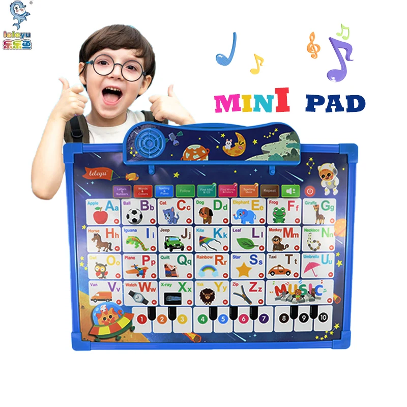 MOQ 30Pcs Children Learning Computer English-Learning Machine ABC &Piano Tablet Toy Gift