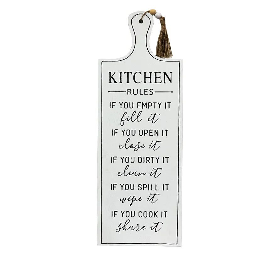 Home&kitchen Accessories Wall Decor Kitchen Signs With Inspirational Quotes Wall Decor