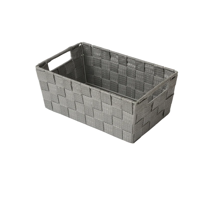 Wholesale Nylon Handwoven Waterproof Plastic Storage Basket