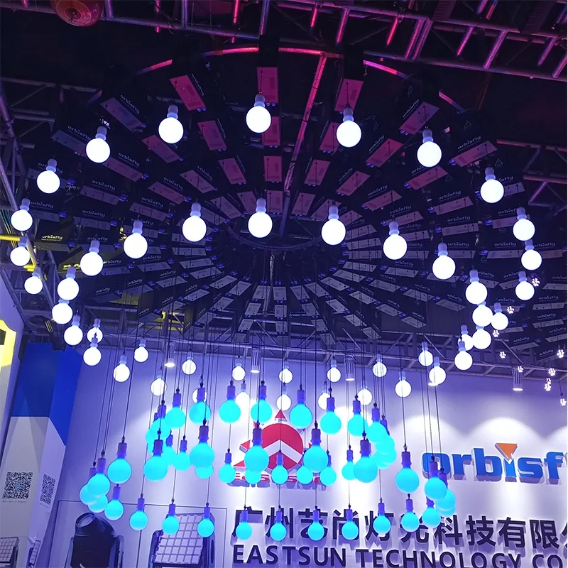Профессиональное оборудование для освещения сцены светодиодная лампочка rgb подъемный кран кинетический свет кинетическая лебедка dmx