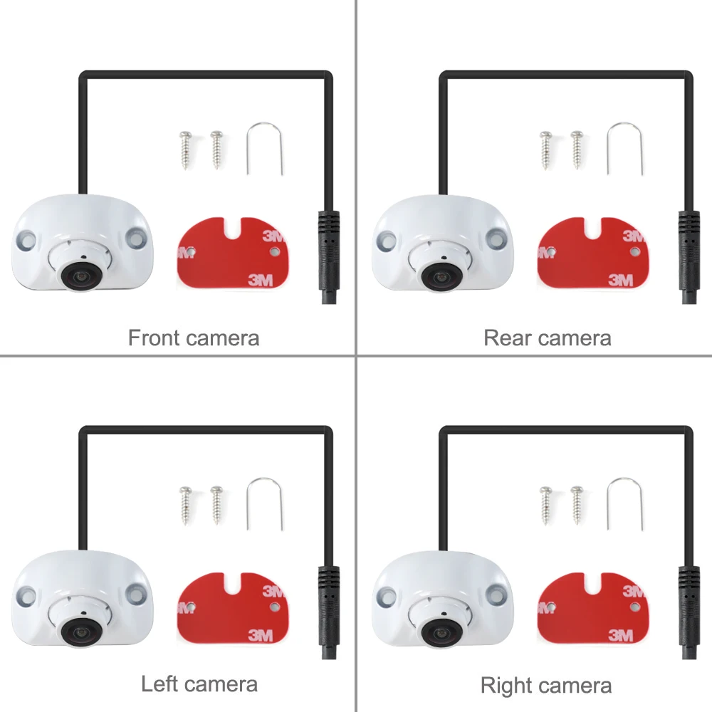 Car Van Sony 225 3d Pro Bird View System With White Color Camera
