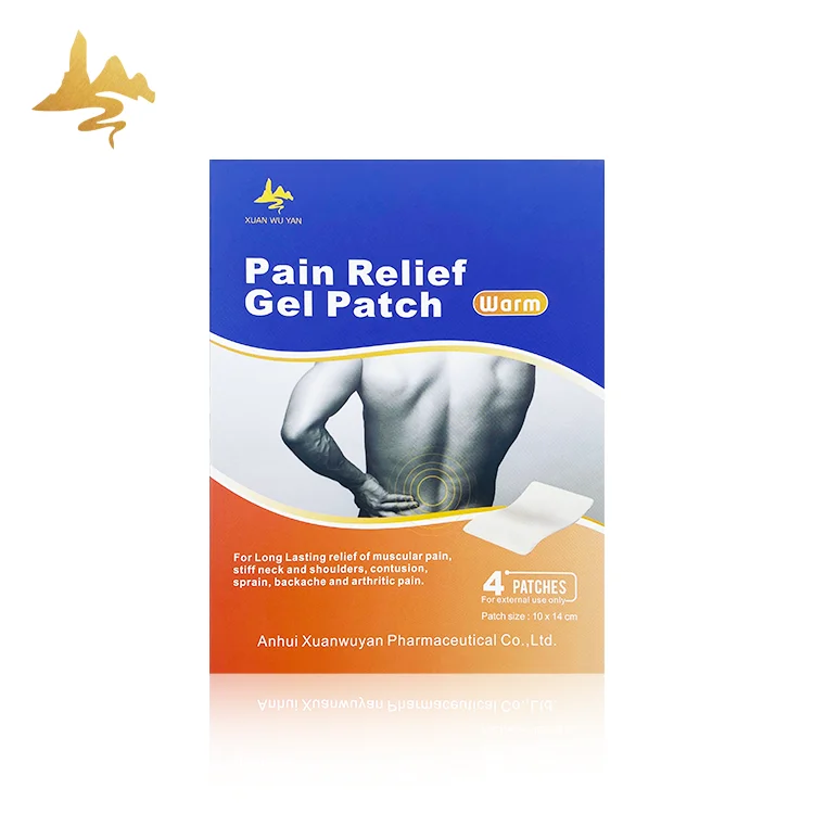Бесплатный образец натуральный травяной ментоловый пластырь красочный самонагреваемый гидрогель для взрослых ревматизм шеи Обезболивание гель патч