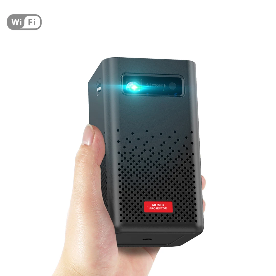 [FOURTRY JF01 Projector --Mini DLP HOT Projector] DLP Tech 1080P Video Smart Cinema Mini Pocket For Home Theater