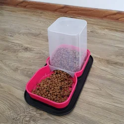 hot sale Factory Supply Automatic Pet Food Feeder Dog Cat Small Animals Self-Acting Dispenser Dog Food Bowls