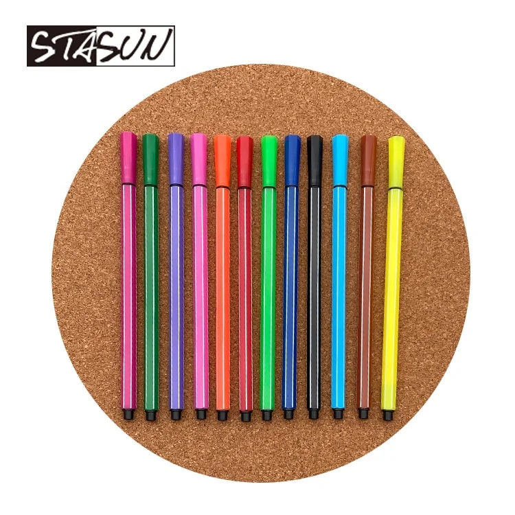 Набор многоцветных художественных маркеров Stasun, Набор моющихся акварельных фломастеров для рисования скетчей