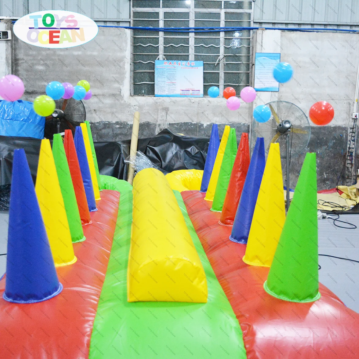 Factory Custom Event Party Competition Game Air Juggler Game inflatable Floating Ball Game