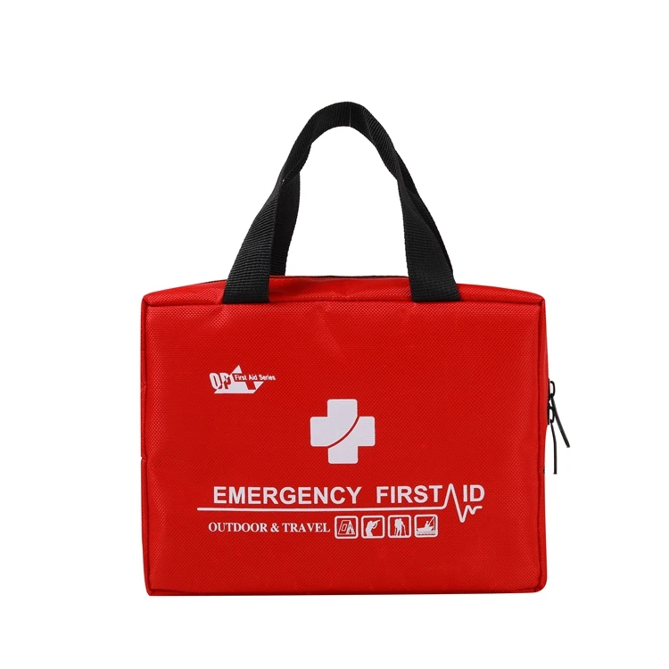 ORIPOWER Customized Medical Outdoor Sports Mini First Aid Kit Bag Nylon Bag With Multiple Inner Pockets