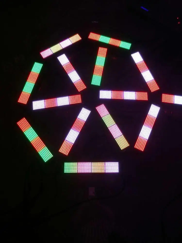 Intense Single Pod Blinder and Floodlight 308*SMD 5050 RGB 4 segments Symphony Thunder Strobe  LED Flash Exposure Light