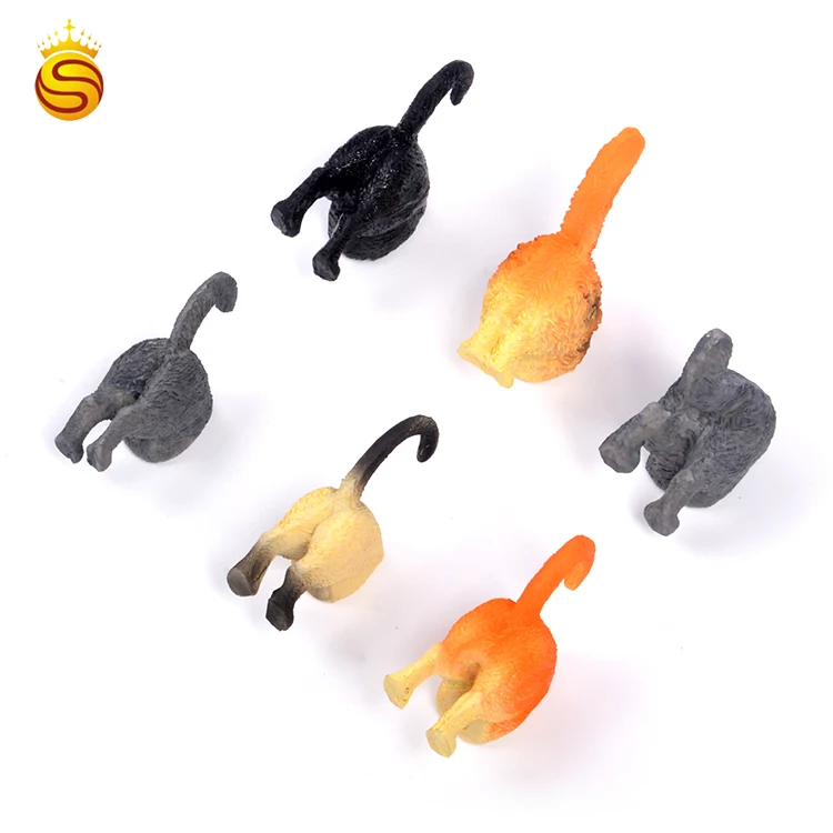 Декоративный Сувенирный магнит для холодильника в виде полукошки и ягодиц из смолы