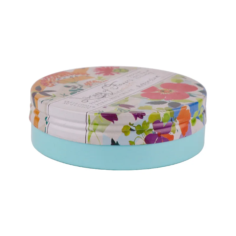 China supplier 1-8 colors printing embossed food grade aluminium jar for food and cosmetic