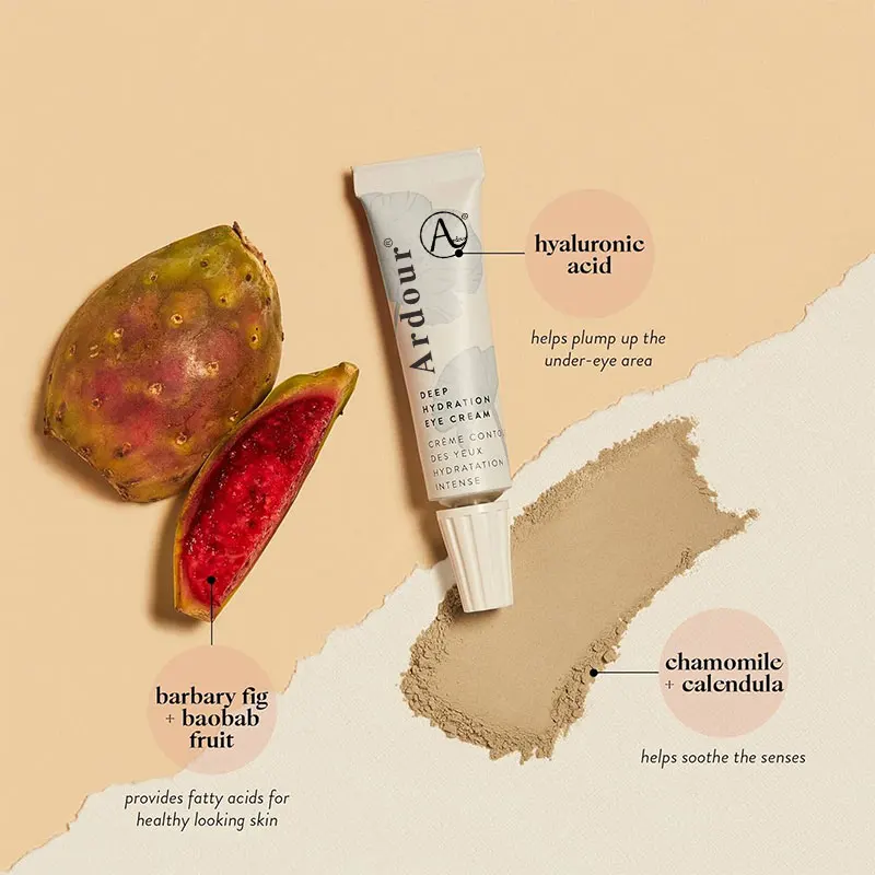 OEM Deep Hydration Eye Cream for All Skin Types Plumps + Hydrates Hyaluronic Acid, Chamomile, Calendula  Cruelty Free 0.5 fl oz