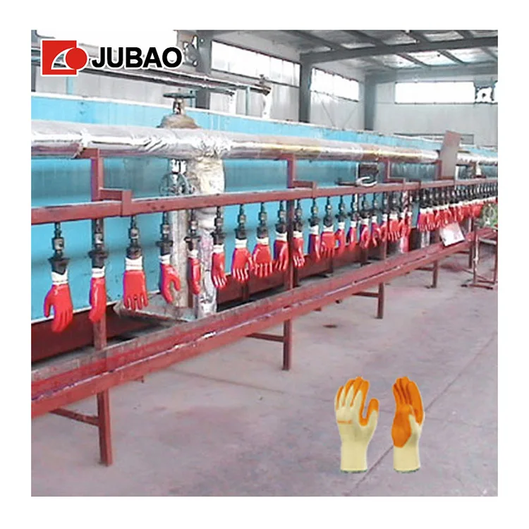 Best quality industrial work cotton lining gloves dipping machine